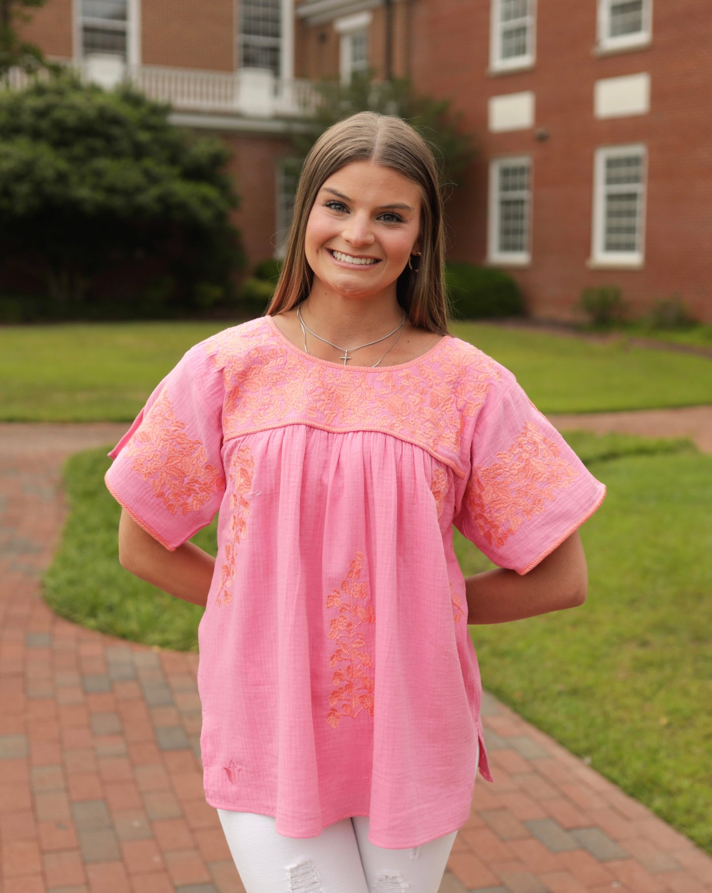 The Courtney Embroidered Top