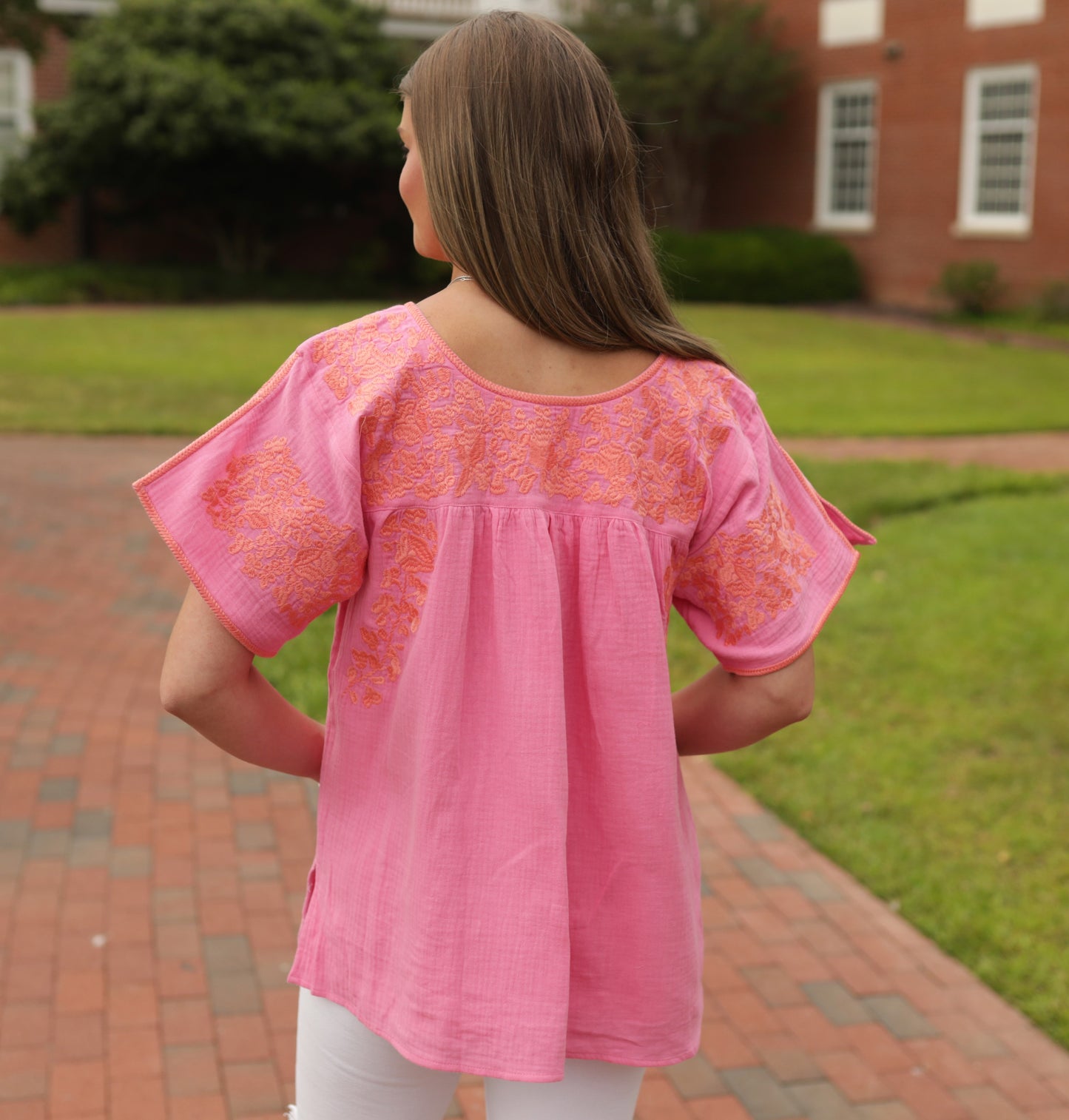 The Courtney Embroidered Top